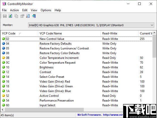 ControlMyMonitor下载,显示器,显示配置