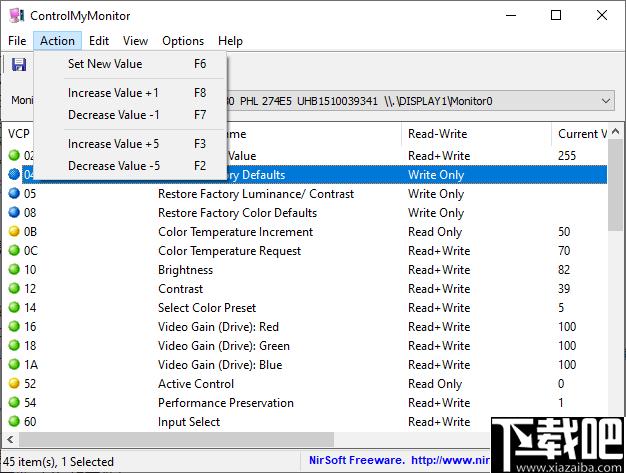 ControlMyMonitor下载,显示器,显示配置